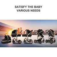 Poussette multifonctionnelle 3 en 1, combos de poussette pour siège auto, système de voyage Compact pour poussette de bébé pour nouveau-nés, poussettes pour bébé 4
