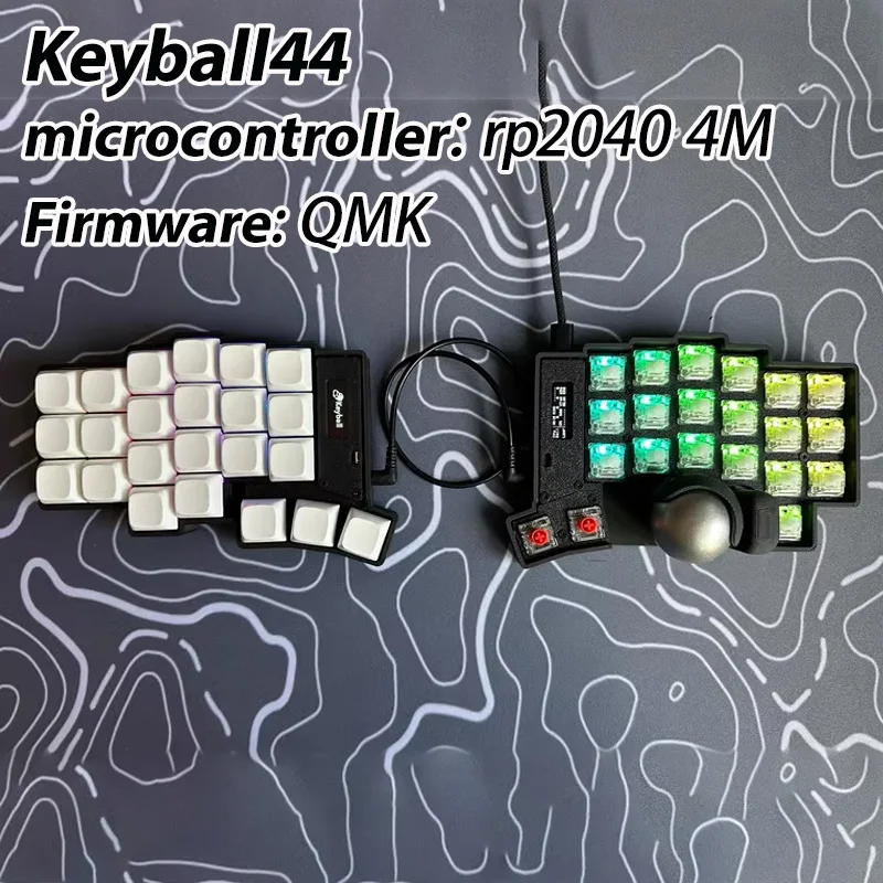 キーボール 39/44/61 分割キーボードキット画面付きカスタマイズ