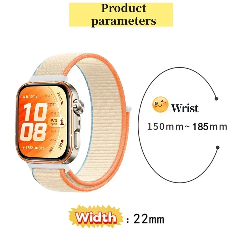 Breathable Sport Nylon Loop Bracelet Wrist Band Strap