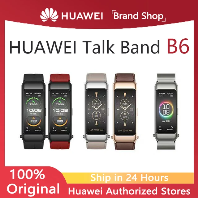 Huawei TalkBand B6 Smart Wristband Bluetooth 5.2 1.53 Inch AMOLED Screen Kirin A1 Processor Call Earphone Talk Band
