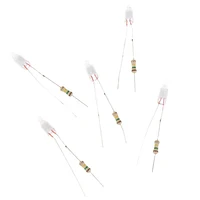 20Pcs Green Indicator Neon Light Sign F4 Neonlight With Resistor Glow Lamp Accessories  4*10mm - Image 4