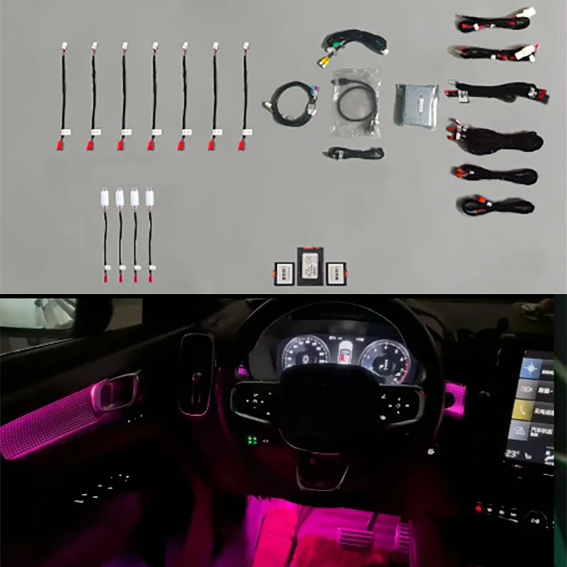 Fit for Volvo XC40 20202022 64 colors ambient light Button Control