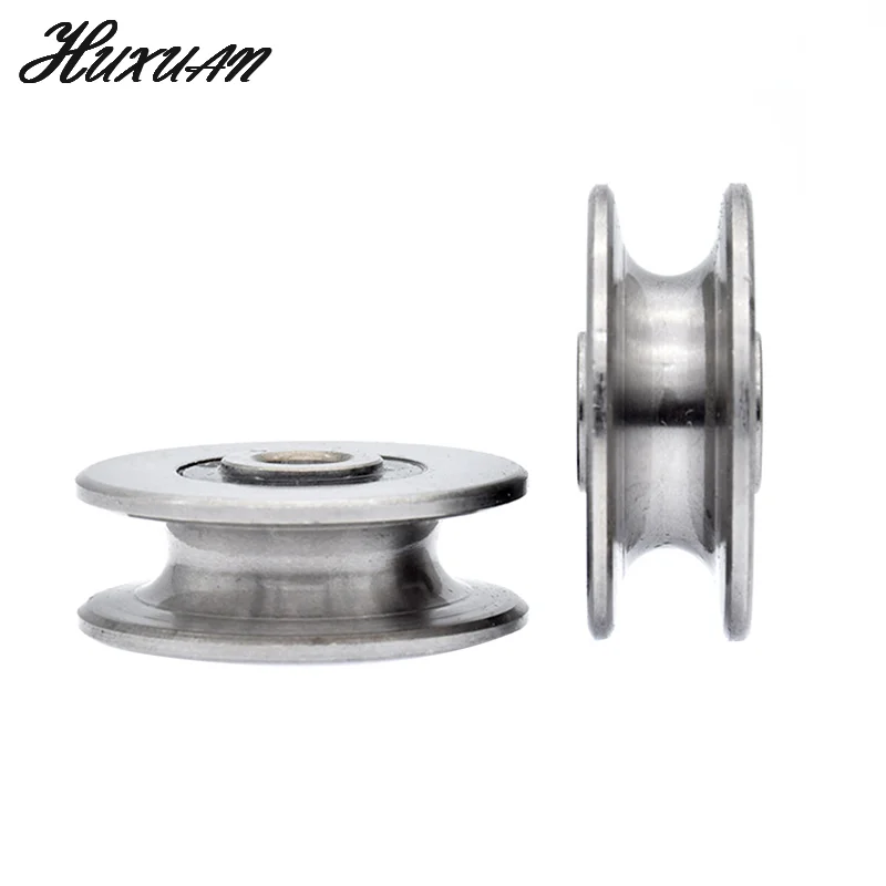 1pcs 8*40*14mm U Grooved Concave Wheel Bearing Wheel/Crane/Pulley/Guide Wheel For 8 Mm Diameter Wire Rope/Guide Rail