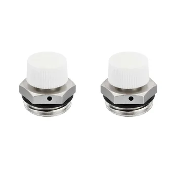 ระบบทําความเย็นระบบทําความร้อนส่วนกลาง หม้อน้ําทําความร้อน วาล์วระบายอากาศ หม้อน้ํา อากาศ ด้ายชาย ช่องระบายอากาศชุบนิกเกิลเงิน 9