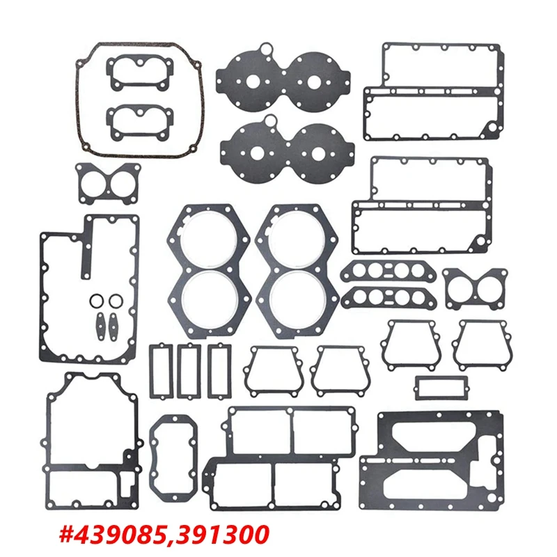 Gasket Kit For Powerhead Johnson/Evinrude V4 Crossflow 1977-1998 439085,391300