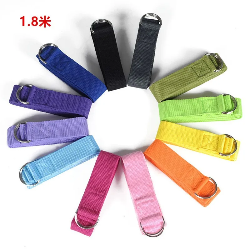 Yoga Belt Stretching Tension Cotton Brace Rope Elongation