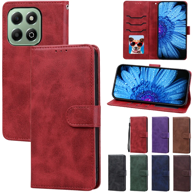 Leather Flip Wallet Phone Case - Stylish Book Cover Coque s Shell Etui