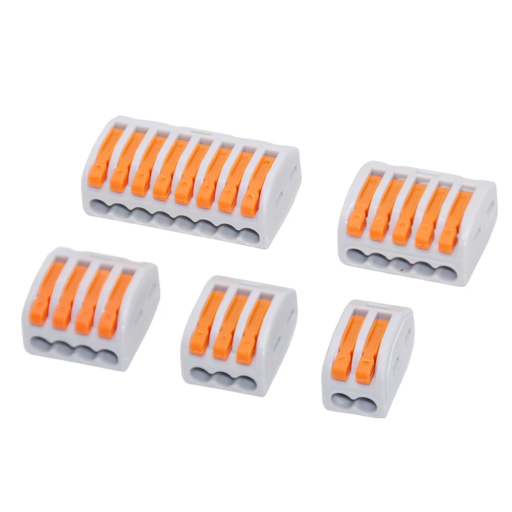 

Electrical Lever Wire Connectors ​For 221 Wire Block Clamp Terminal Cable Reusable Mini Quick Home Wire Terminal Connector