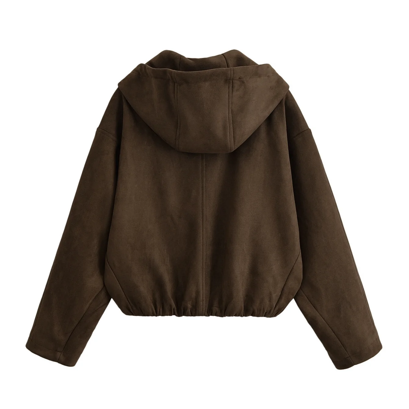 Women Autumn Winter Short Jacket Coat Casual Hoodies Simple Versatile Loose Zipper Coat Fashion Vintage Female Hooded Sweatshirt