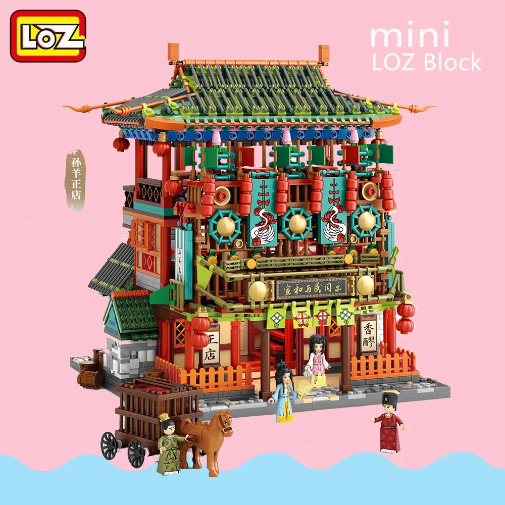 Loz Classic Chinese Architecture Building Blocks For Adults Qingming