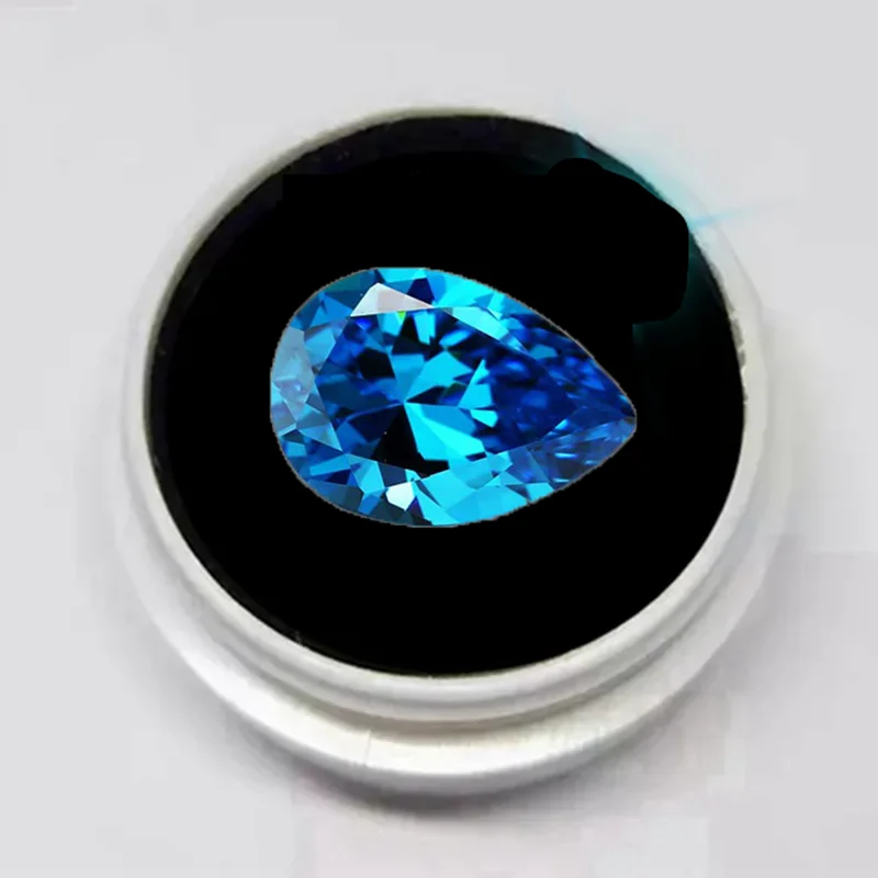 Große 15,0 Cts Gelb Saphir 13x18mm Birne Form Sri-Lanka VVS Lose Edelstein Für Schmuck Machen mit Kordel Tasche – Detail 9