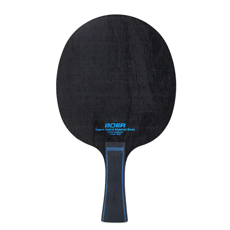 1pc Professional Table Tennis Racket Bottom Plate Carbon Fiber Aryl Group Fiber Table Tennis Blade 7 Ply Ping Pong Blade Paddle table tennis blade sanwei even 7 defense 7 ply wood defensive pips long pips out ping pong racket bat paddle