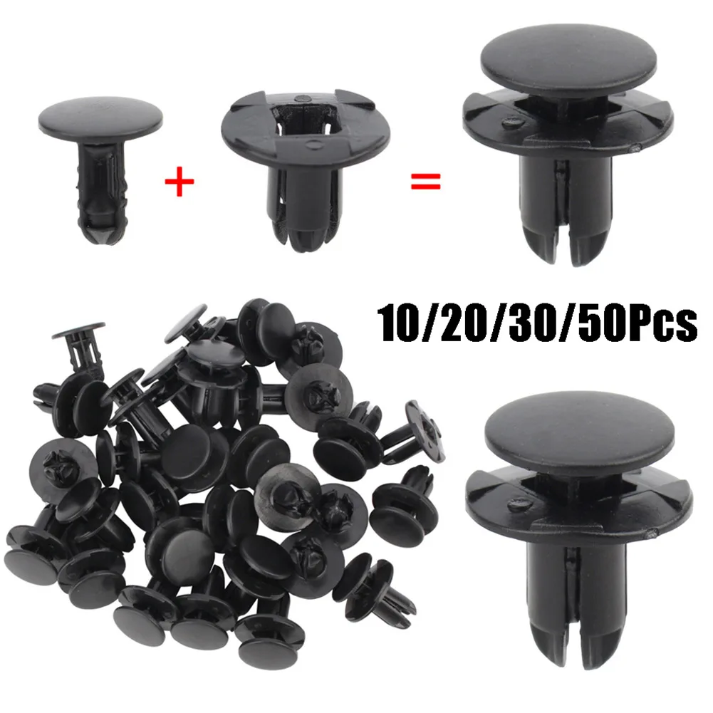 10pcs Hyundai Retain Clips Length 14mm Nylon 14206-08250-B 1420608250B 86595-2T500 Heads Diameters 8mm Auto Fasteners Rivets auto fasteners rivets