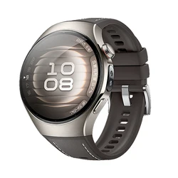 Luxury Leather Quick-Release Strap for Smartwatches - Premium No-Gap Design (Gray)