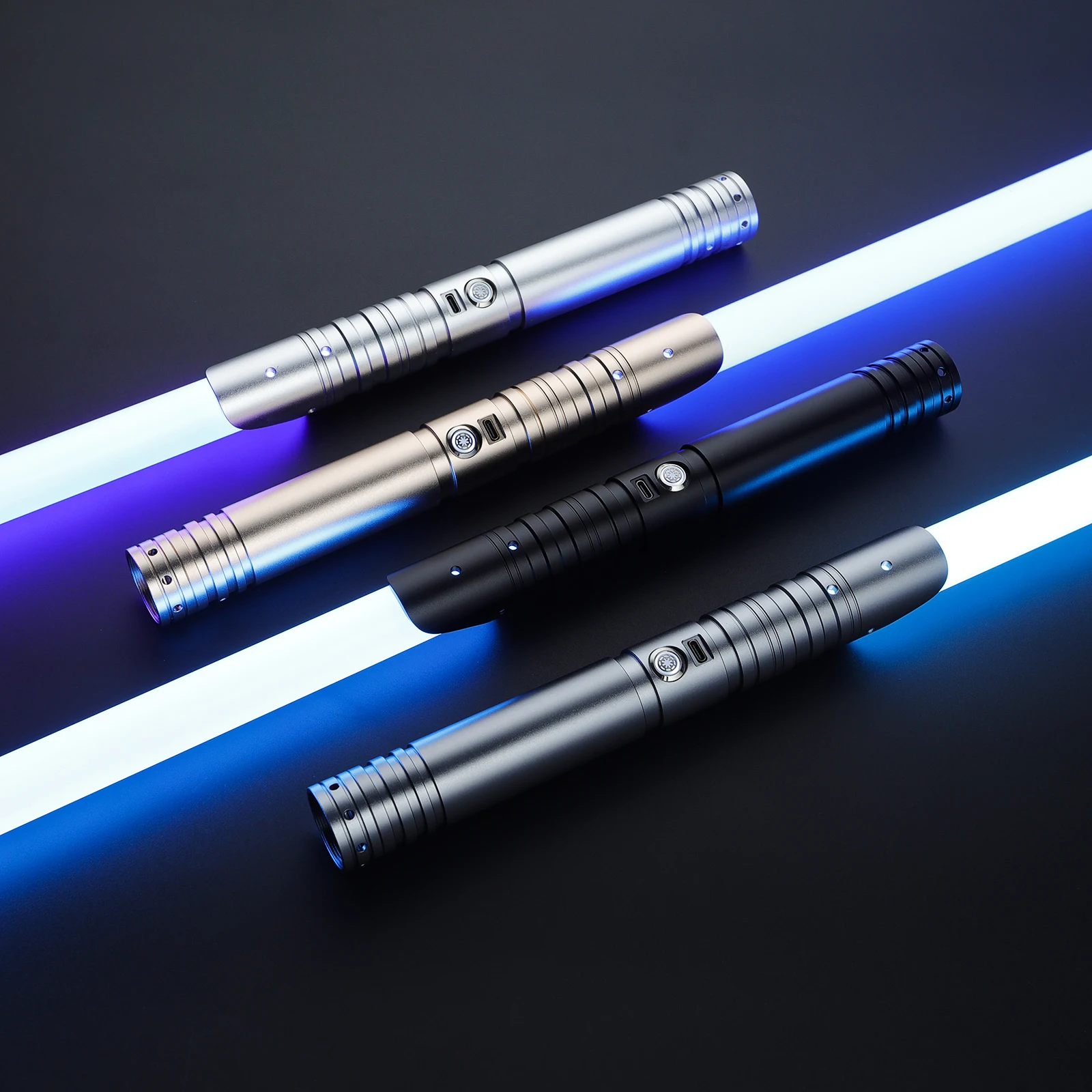 Spada Laser Neopixel Spada Laser Jedi Elsa In Metallo Pesante Duello Sensibile Liscio Infinito Che Cambia Suono Che Colpisce Spada Leggera Ltg