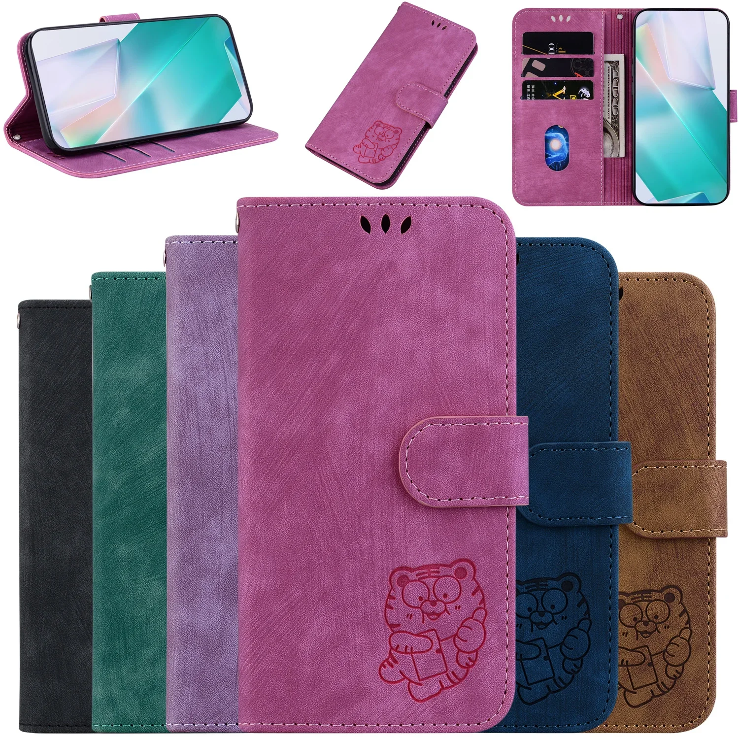 

Stand Flip Wallet For Xiaomi 13T 12t 14 13 12 12x 11X 11t Pro 13 12 11 Lite 11i HyperCharge Civi 2 Leather Protect Cover