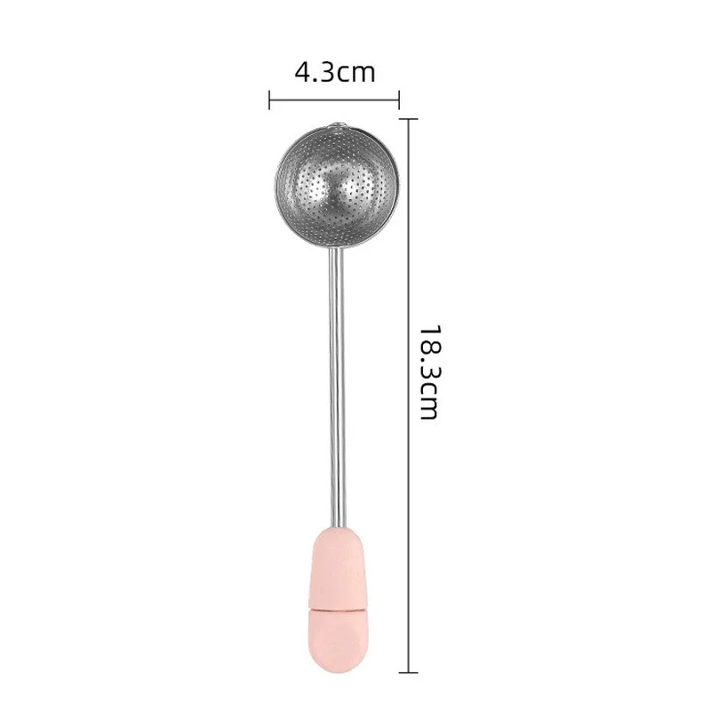 Rotatable Stainless Steel Tea Infuser Teapot Spice Tea Strainer for Loose Tea Fine Mesh Reusable Filter Teaware Accessories tea infuser tea strainer tea filter