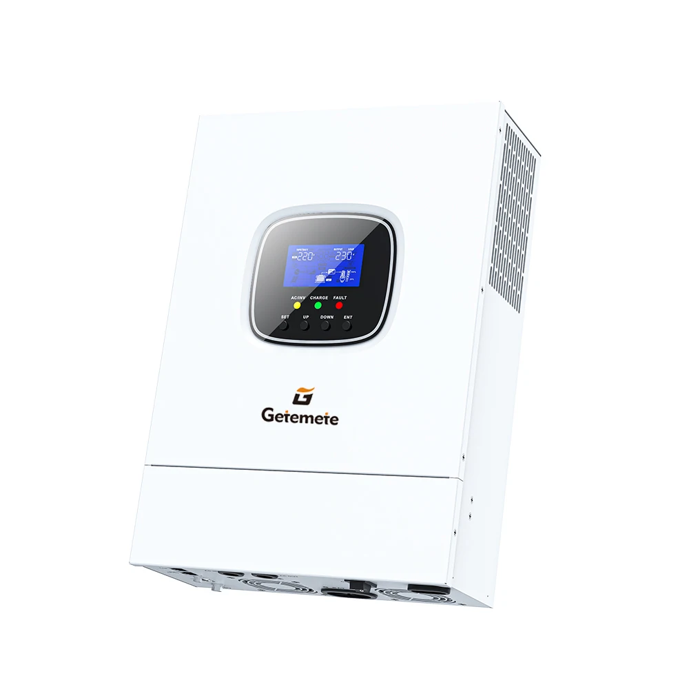 Getemete 1.5KW 태양광 인버터 220/230Vac 12V 최대 PV 108Vdc 리튬이온 MPPT 60A 충전 전류 지원 고품질 순수 사인파