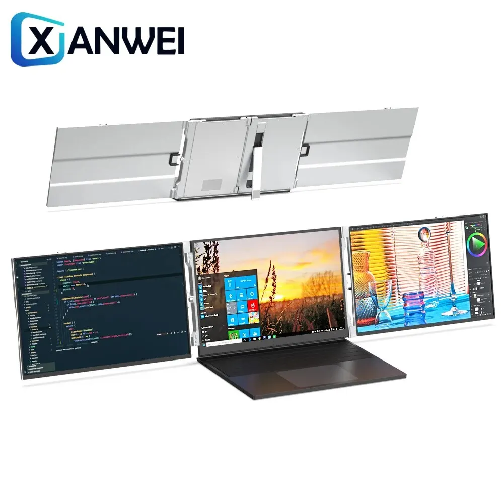 XIANWEI ޴   ũ 400 Ʈ, USB-C IPS ̽   ÷, 14-16 ġ Ʈ , 14 ġ, 1200P