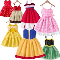 2025 Summer Children’s Casual Skirt Princess Costume Moana Girls Dress Princess Cosplay Clothing Girls Carnival Costume Outdoor