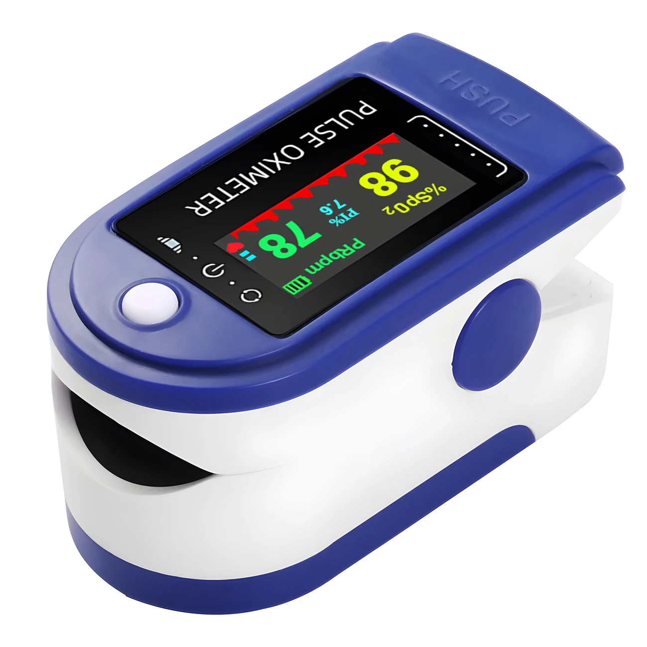 Oxímetro de dedo TFT, oxímetro Digital de pulso para la yema del dedo, medidor de saturación de oxígeno en sangre, Monitor de ritmo cardíaco SPO2 PR, cuidado de la salud