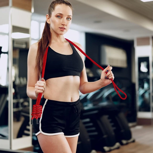 Flow Exercise Rope For Fitness Flow Double Braid Workout Rope Adjustable Length Jump Ropes For Men And Women Home Gym Workout 6