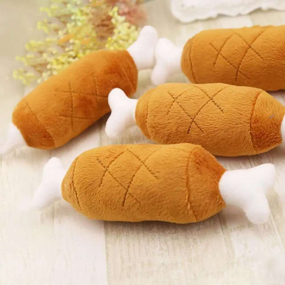 

Игрушки для домашних животных, собак в форме Барабанной палочки, игрушка для домашних питомцев, игрушка для собак, плюшевая игрушка для жевания, забавная скрипящая игрушка для маленькой и средней искусственной игрушки