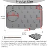 Kitchen Silicone Faucet Mat Absorbent Mat Sink Splash Guard Drain Pad Double Sided Use Bathroom Sink Kitchen Gadget 5