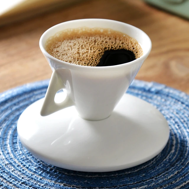 Wheat Picker Espresso Cup & Saucer