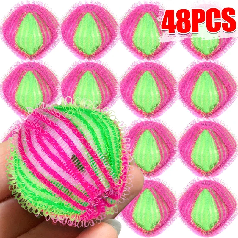 Pet Hair Remover for Laundry Dryer Balls Reusable Washing Machine Hair Catcher Pet Dog Cat Catcher Household Clean 3-48Pcs pet hair remover,laundry hair catcher