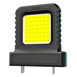 High - Power Rechargeable Work Light with LED for Outdoor Construction Use (Green)