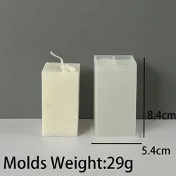 Honeycomb Silicone Mold for 3D Candle and Soap Crafting (Square)