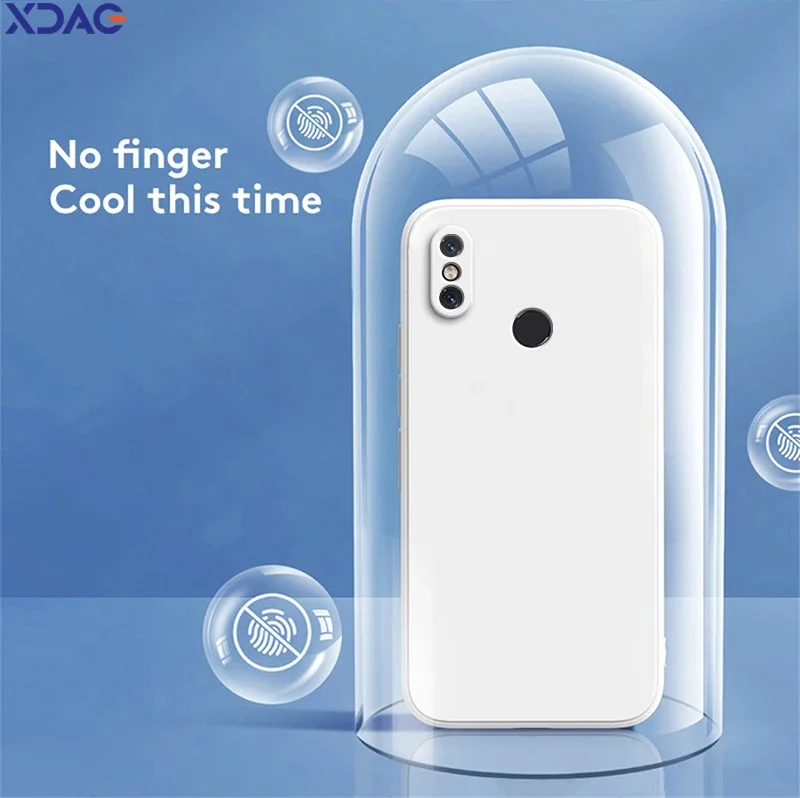 Premium Liquid Silicone Soft Back Cover - Original Fashion High-Quality Phone Case