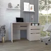 Computer Desk San Diego, One Shelf, Light Gray Finish 1