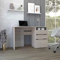 Computer Desk San Diego, One Shelf, Light Gray Finish 1