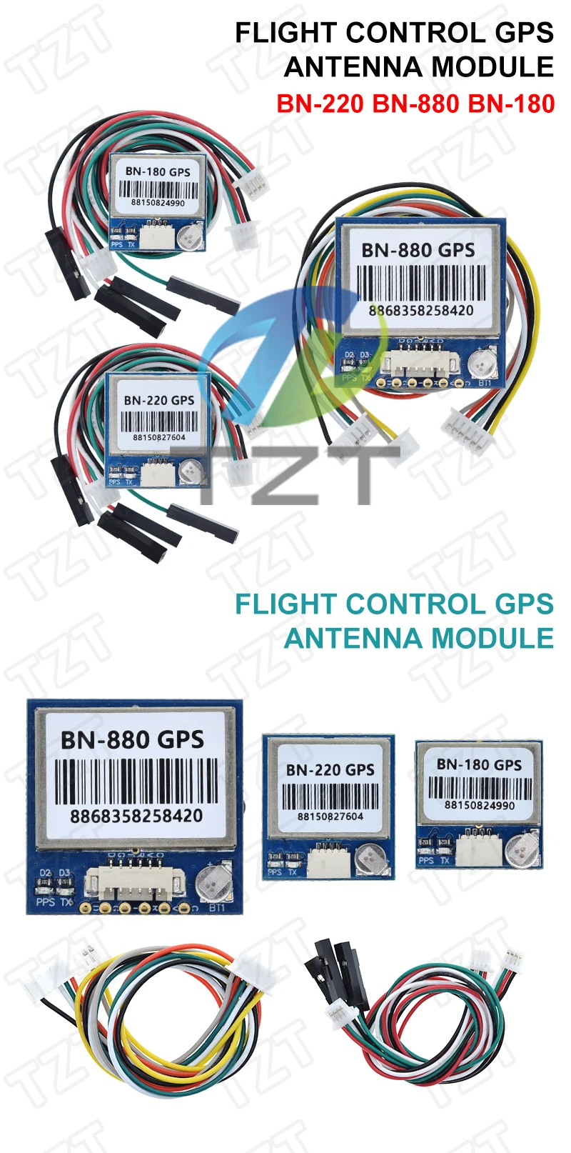 BN220 BN180 BN-880 3,0 V-5,0 V TTL-Level GNSS-Modul GPS für GLONASS Dual GPS-Modulantenne Eingebauter FLASH BN-220 BN880 – Detail 7