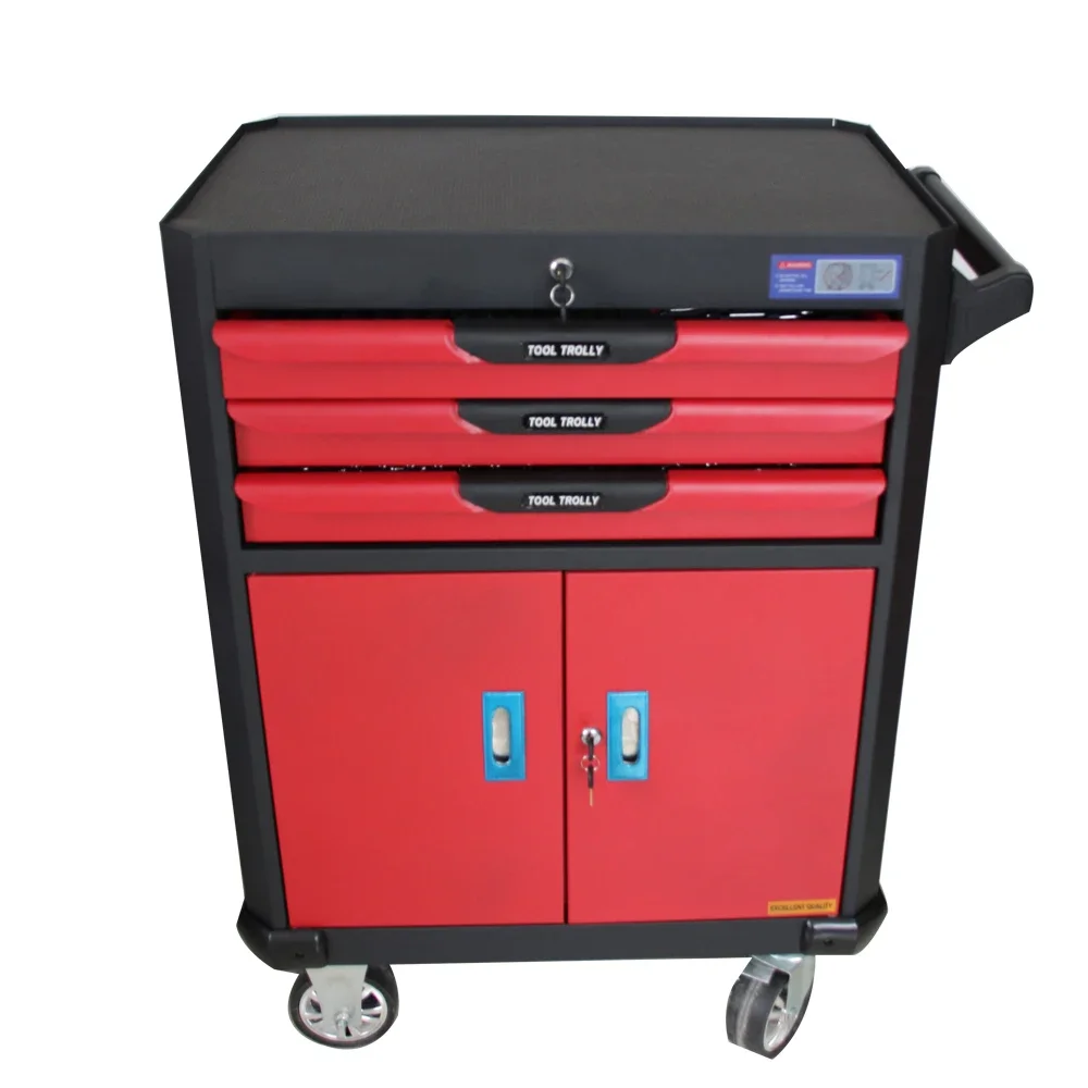 YyhcTool BoxAuto Repair Tool Trolley Garage Use 250pcs Metal Tool Cabinet Tool Box 2