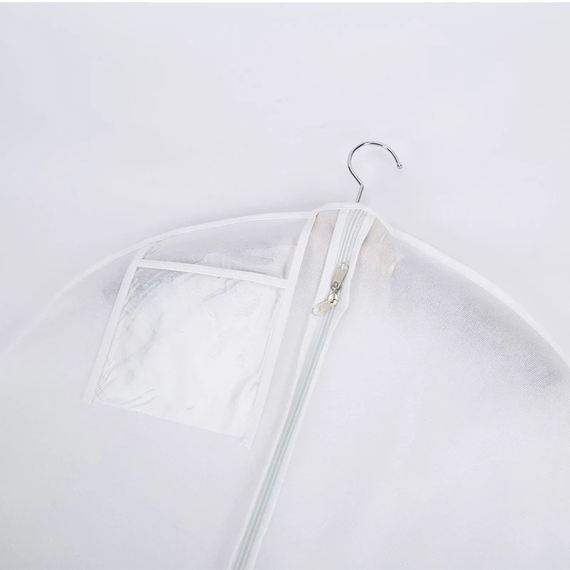 하이 퀄리티 긴 웨딩 가방 커버, 이브닝 원피스 먼지 커버, 신부 의류 보관 가방, 웨딩 먼지 커버, 신제품