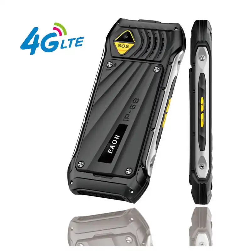 EAOR 336-4G Slim Rugged Phone IP68 Real Three-Proof Feature Phone Big Battery Dual SIM Keypad Phones with Glare Torch Telephone - Image 5