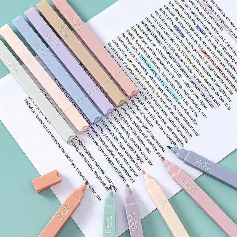 Bible Highlighters 12Pcs Assorted Colors High Lighters For Journaling Note Stationery Supplies For Planning Work Study