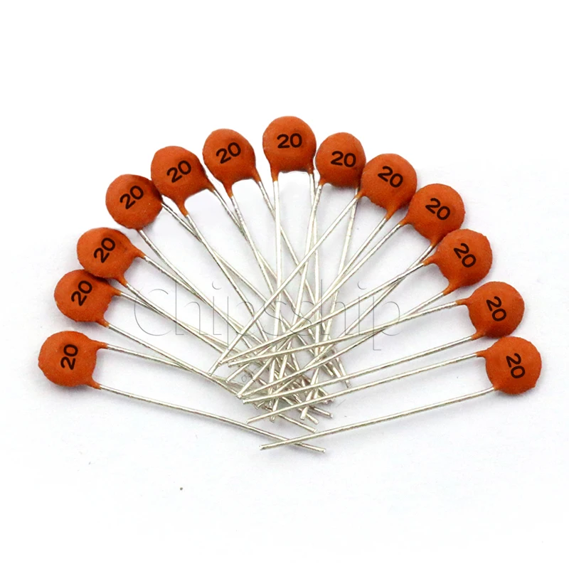 Ceramic Capacitor 20PF 50V 20P Ceramic Capacitor (100 PCS)