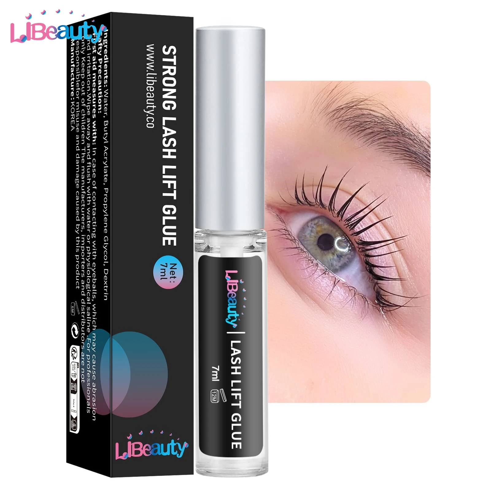 Lash Lift Glue Libeauty 7ml Super Strong Lash Lifting Adhesive Clear Eyelash Lifting Adhesive Makeup Tools