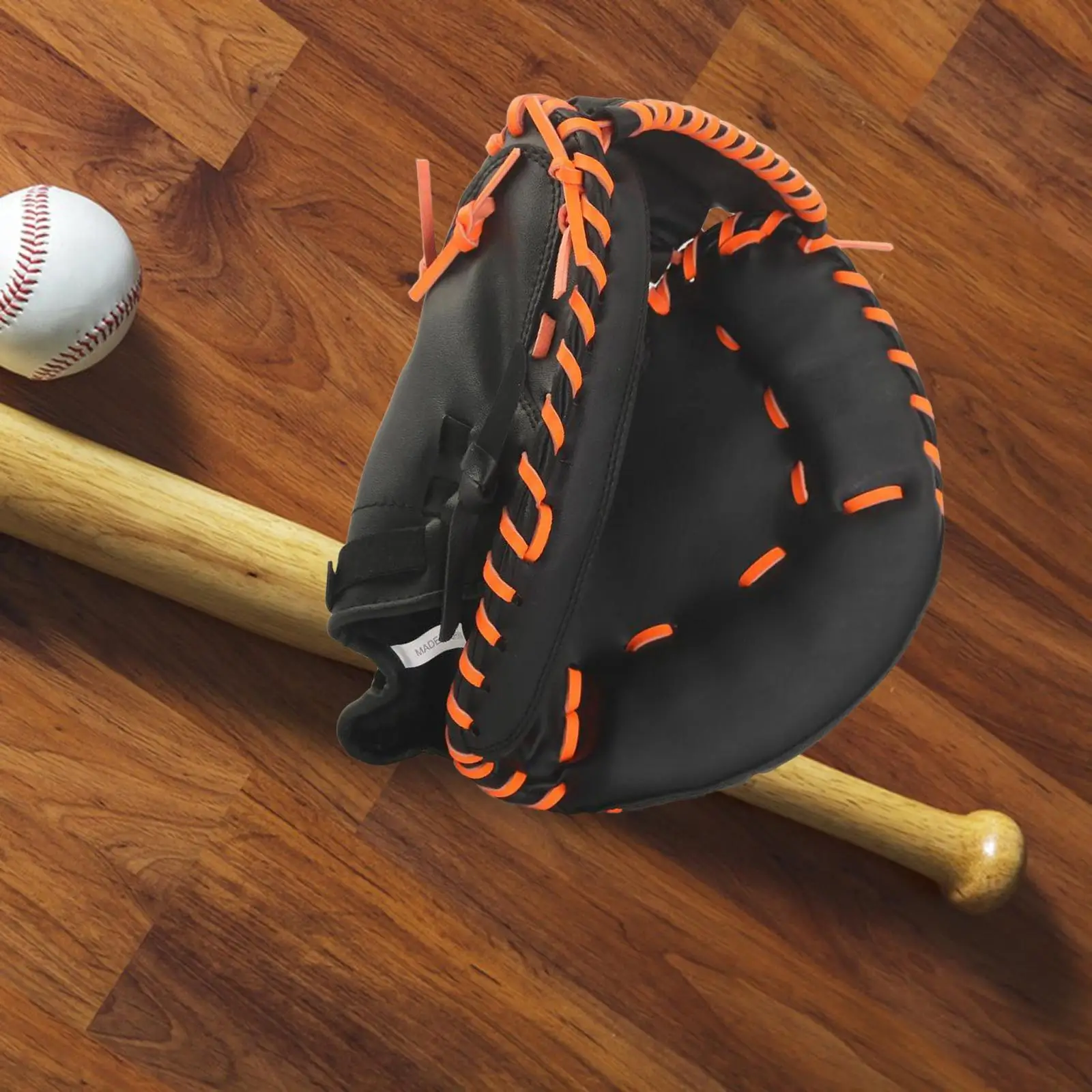 Sports Baseball Gloves PU Leather Softball Practice Equipment Thickened 12.5" Softball Gloves for Youth Adult Beginner Exercise