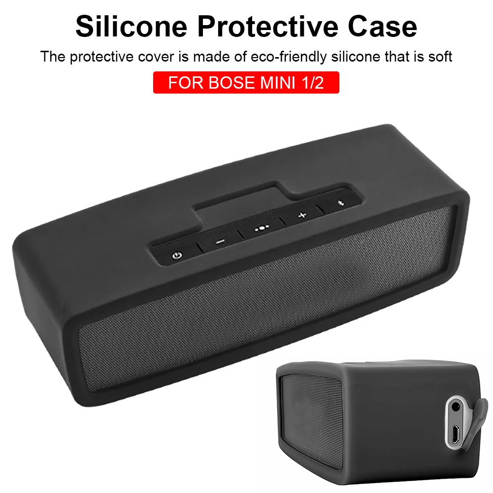 Nuova Custodia Protettiva Custodia In Silicone Antiurto Portatile Per Bose Mini 1/2 Blutooth Audio