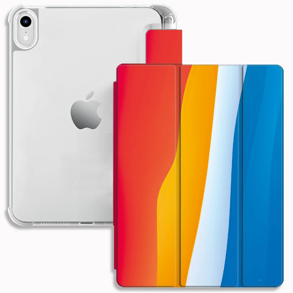 

ipad Case With pen slot Semi transparent soft shell apple Cover For iPad 10th gen 9876th 10.2 9.7 10.9 10.5 Pro 11 Air543 Mini 6