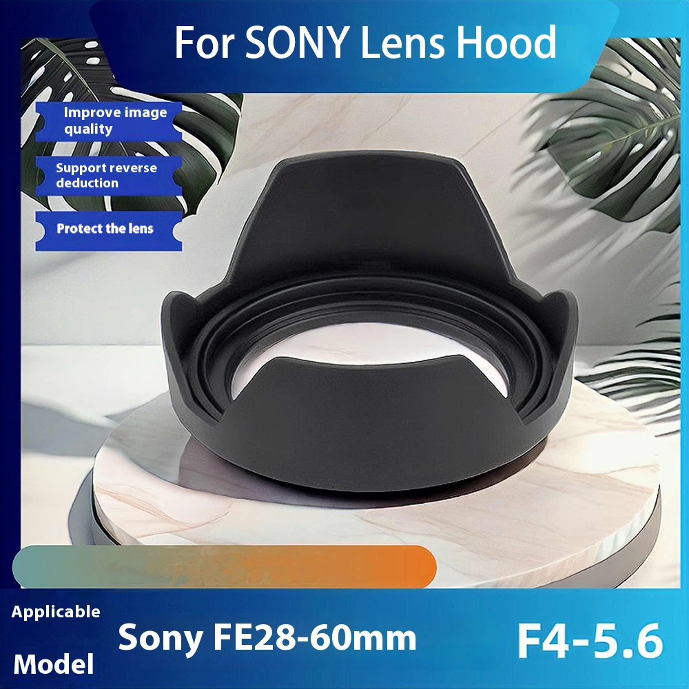 NEW Flower Lens Hood Cover 40.5mm for Iconic Brand FE 28–60mm F/4-5.6 / 28-60 mm F4-5.6 SEL2860 A7C A7R A7S A7 II III IV Camera Lens Kit