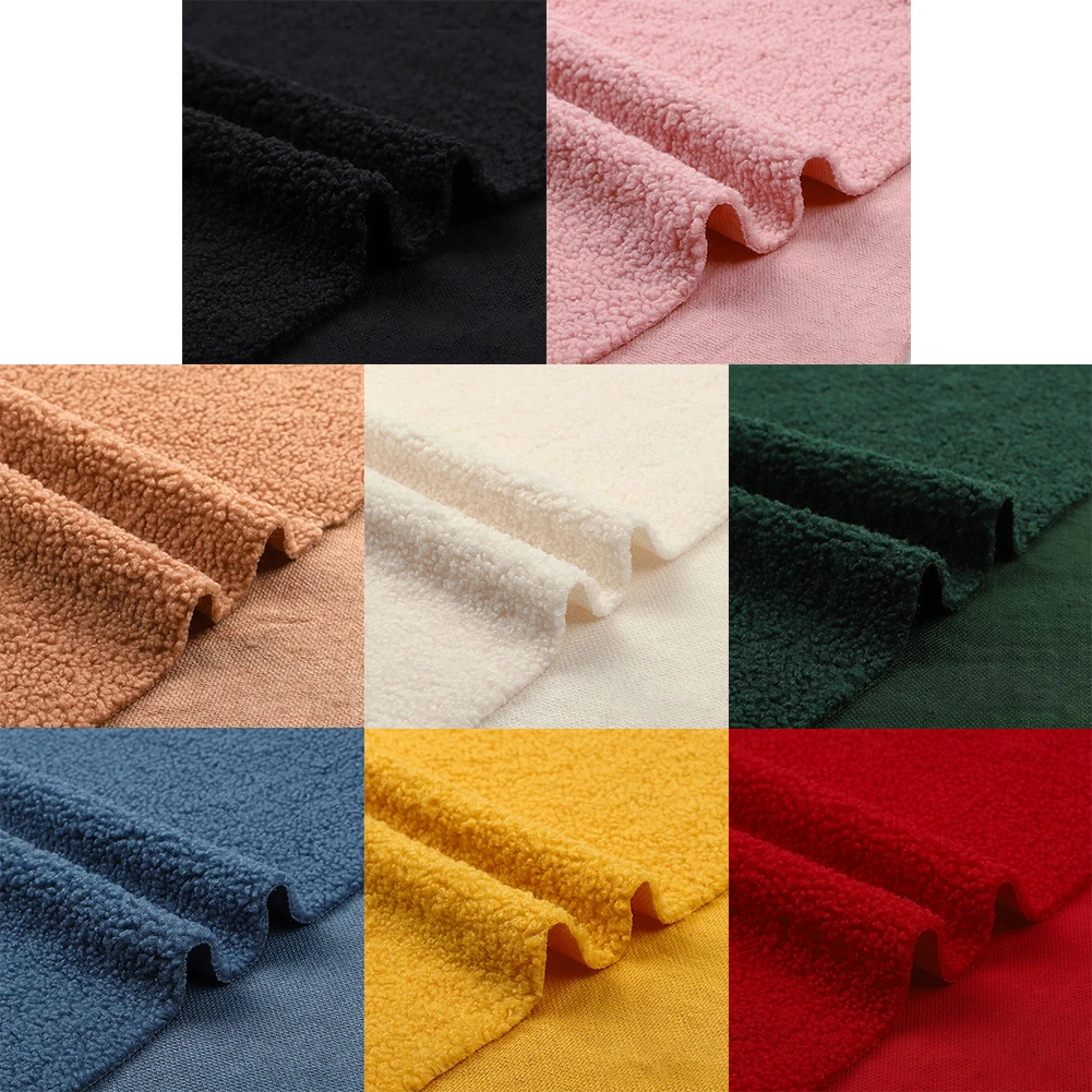 

Lamb Wool Fabric Warmth Sweater Blanket Doll Lining DIY Apparel Sewing Fabric For Creating Apparel & Doll Accessories