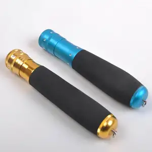 175mm Long DIY Fishing Rod Handle Black EVA Golden or Purple 5 Bushings for 11mm 13mm 15mm 17mm 19mm Outer Diameter Sections