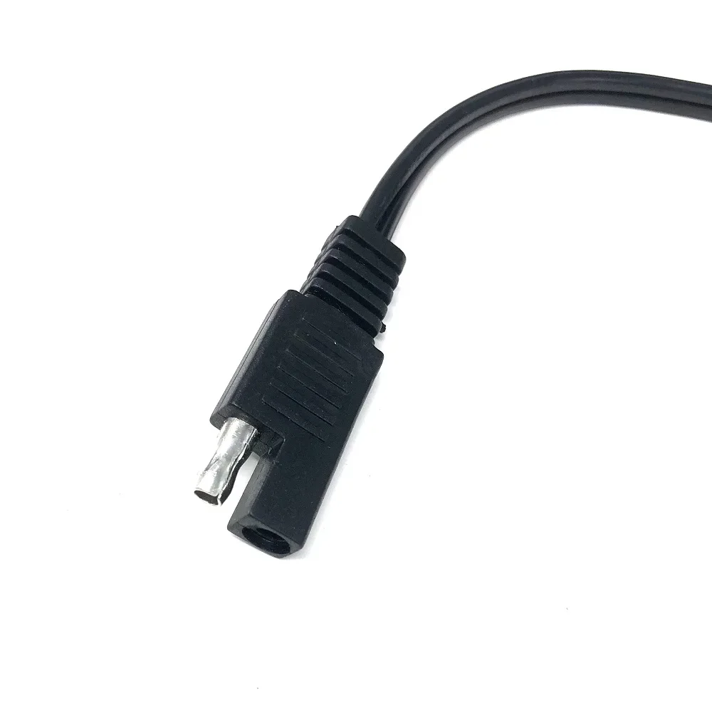 5PCS 30CM DIY SAE Power Automotive Extension Cable 18AWG 2 Pin with SAE Connector Cable Quick Disconnect