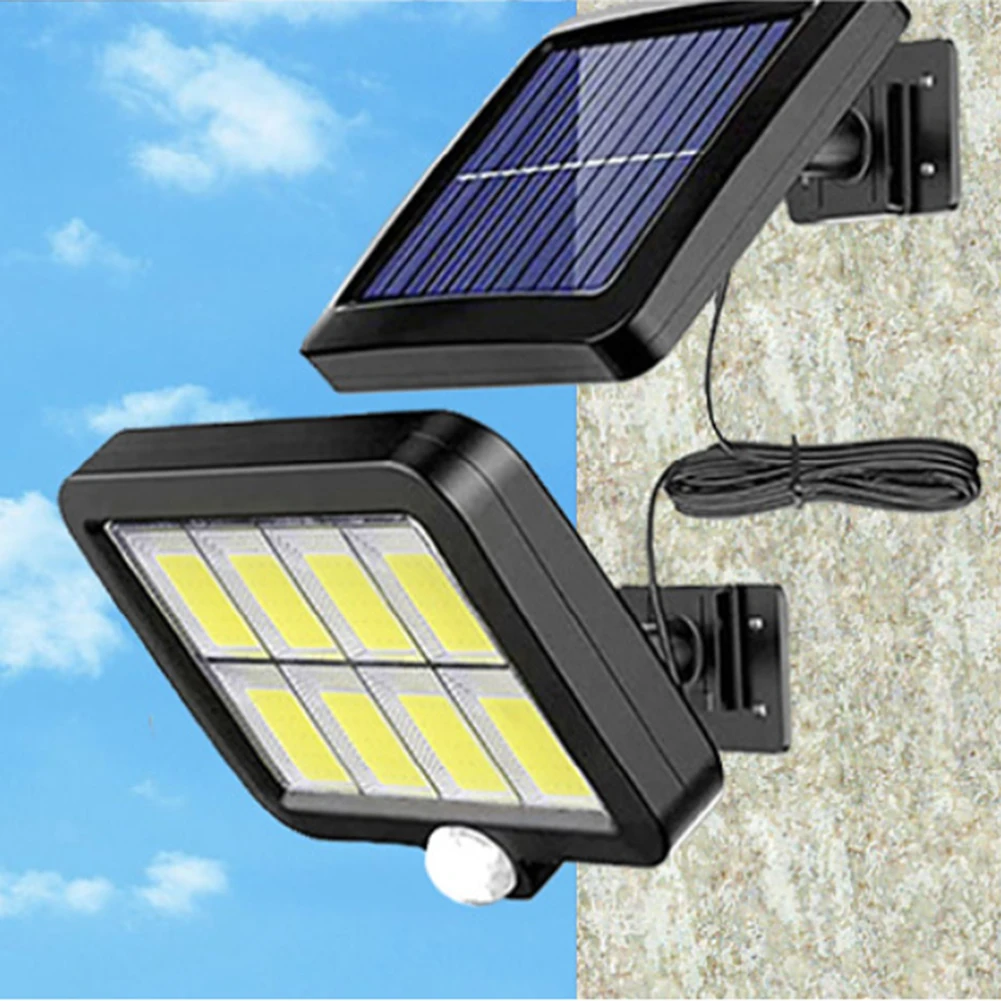 

Solar Lights Outdoor 160COB Split Wall Lamp 3Mode Waterproof Motion Sensor Street Light For Home Garden Landscape